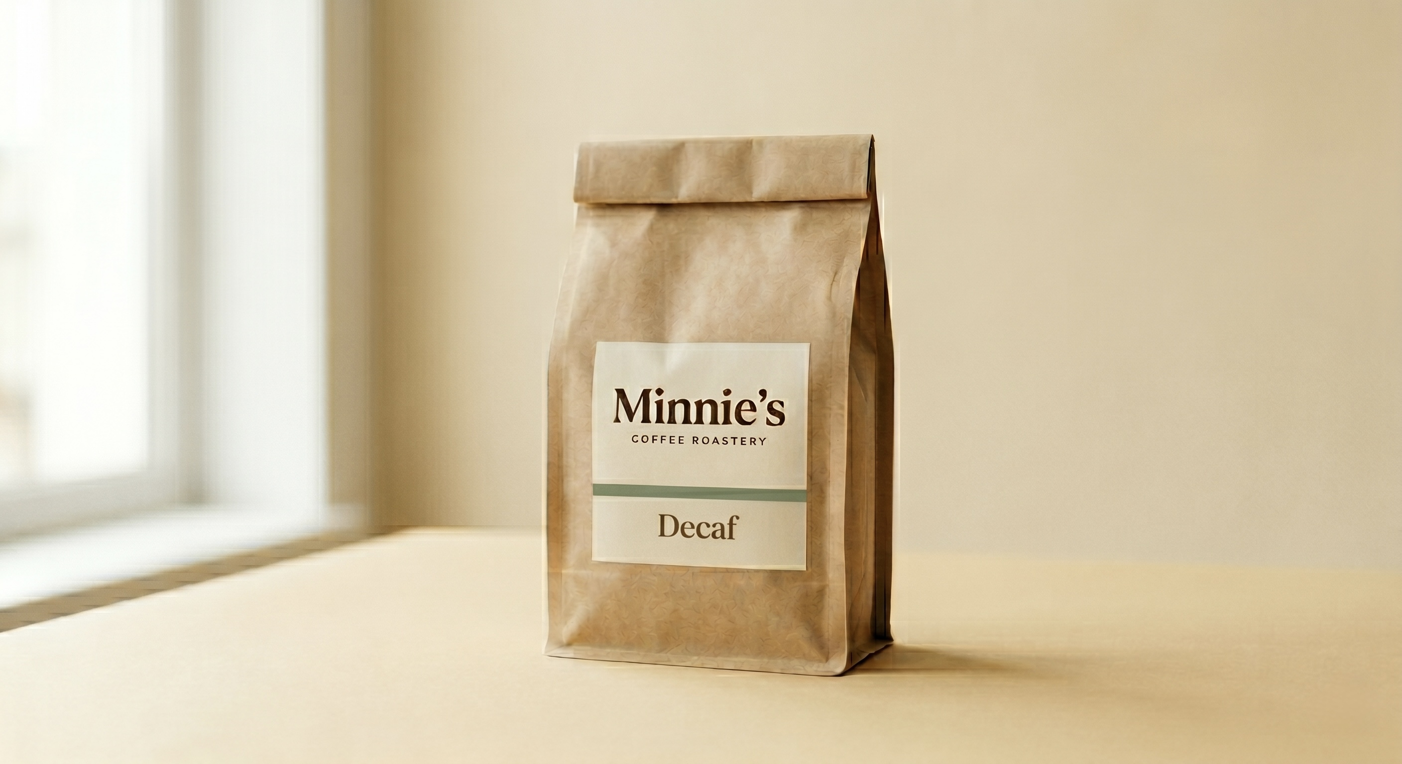 Decaf — 250g bag of Minnie's coffee